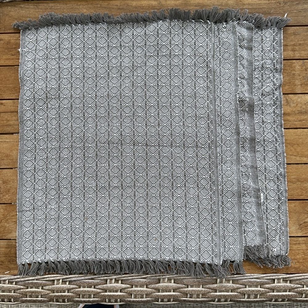 World Market Cocoa & White (4) Placemats